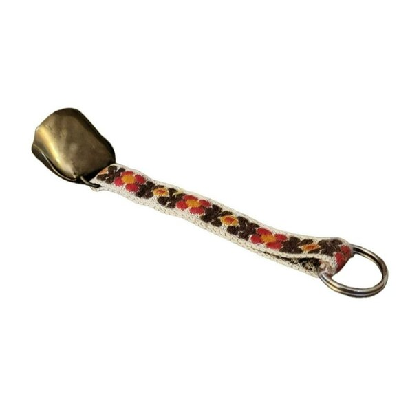 Handmade Alpenschelle Cowbell With Embroidered Strap & Key Ring - Picture 2 of 4